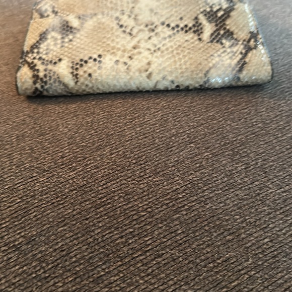 COACH ❤️ Embossed Metallic Python Leather Slim Envelope Wallet #45098 - Picture 8 of 8